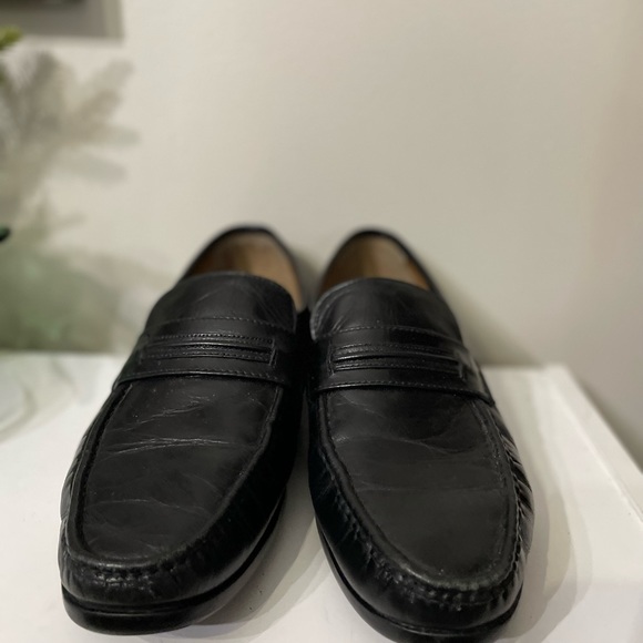 Men’s French Shriner Dayton Leather Slip-On Loafers - Picture 3 of 7